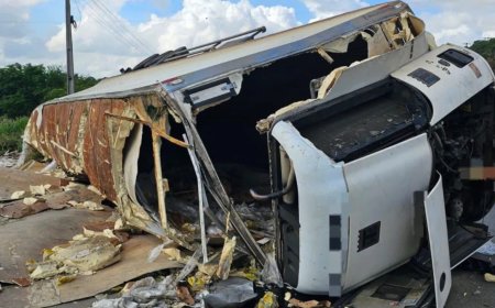 Caminhão de frango tomba, deixa três mortos e carga é saqueada em PE