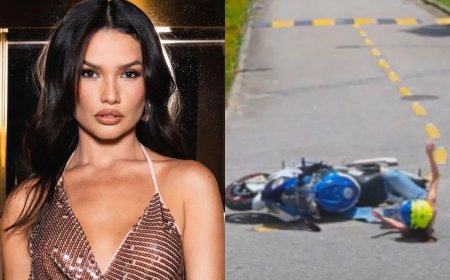 Juliette cai de moto no dia de seu aniversário; assista