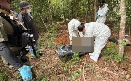 Polícia descobre “cemitério do tráfico” com corpo enterrado sem cabeça