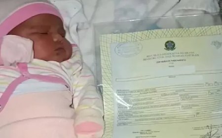Pai registra filha com nome diferente do combinado e mãe entra em desespero: 'Quase desmaiei'