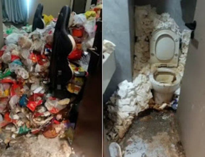 Viciado em videogame deixa montanhas de lixo e papel higiênico em quarto de hotel