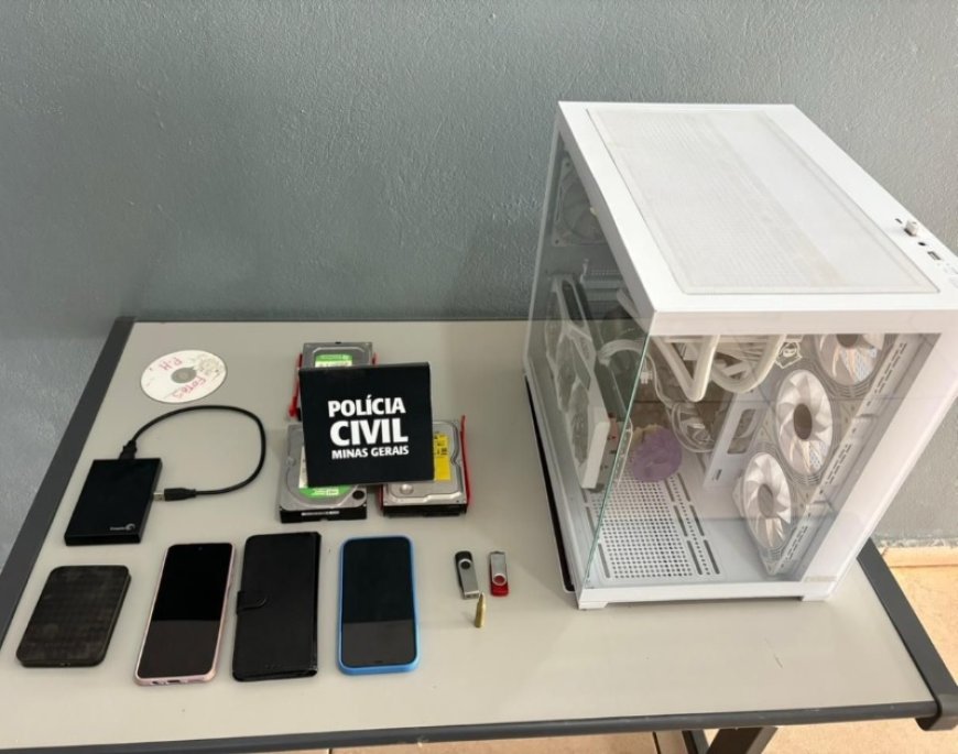 PCMG prende homem em flagrante por armazenar vídeos de pornografia infantil