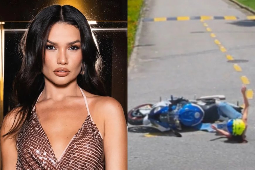 Juliette cai de moto no dia de seu aniversário; assista