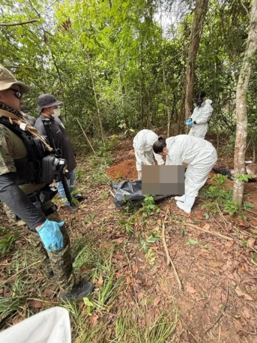 Polícia descobre “cemitério do tráfico” com corpo enterrado sem cabeça