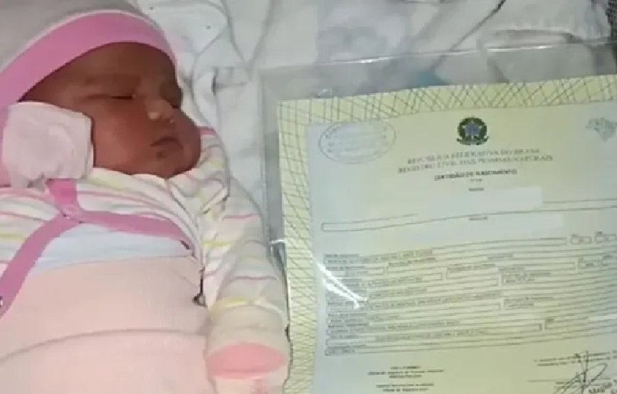 Pai registra filha com nome diferente do combinado e mãe entra em desespero: 'Quase desmaiei'