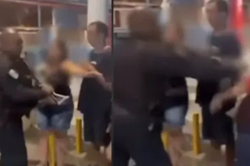 PM é flagrado agredindo idosa com coronhada de fuzil em ação policial