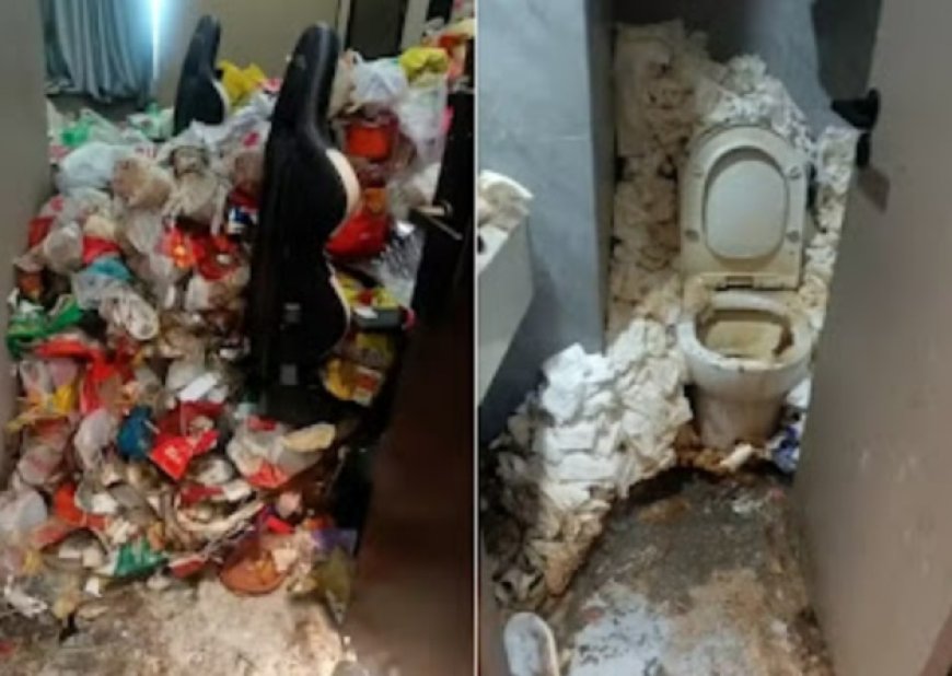 Viciado em videogame deixa montanhas de lixo e papel higiênico em quarto de hotel