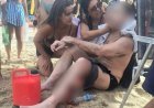 Atropelado por lancha, banhista tem perna lacerada no litoral de SP