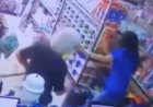 Homem dá tapa na cara de funcionária ao se irritar com música que tocava na loja