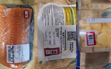 Mulher tenta levar salmão por R$ 1,99 ao trocar código de barras e é presa
