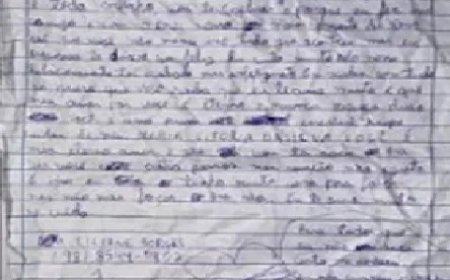 Homem mata filho e manda carta para ex: “Não posso te ver com outro”