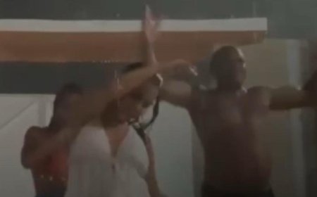 VÍDEO: Família é surpreendida por raio durante dança na chuva