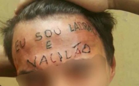 “Ladrão e vacilão”: jovem que teve frase tatuada na testa é preso novamente