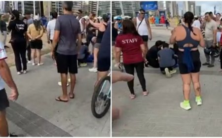 Ciclista que atropelou idosa em Beira Mar disputava racha com colegas