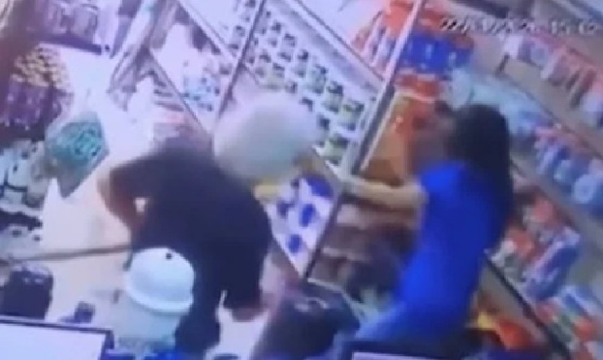 Homem dá tapa na cara de funcionária ao se irritar com música que tocava na loja