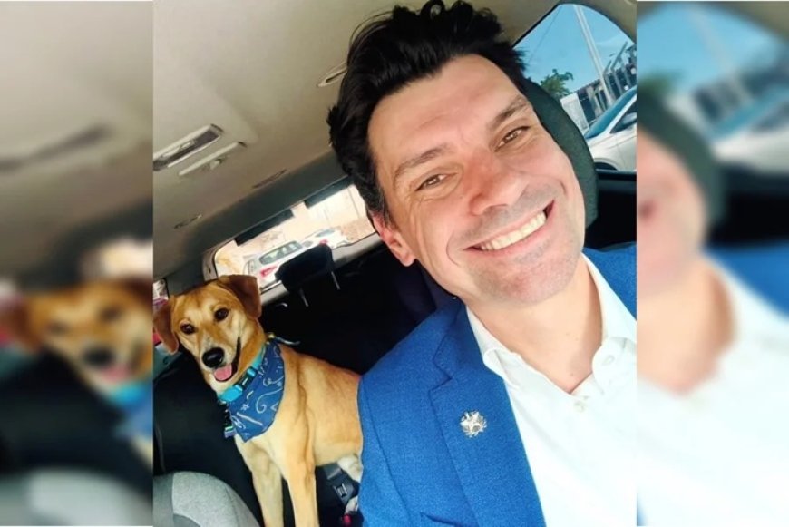 Delegado adota cão Caramelo jogado no mar por adolescentes