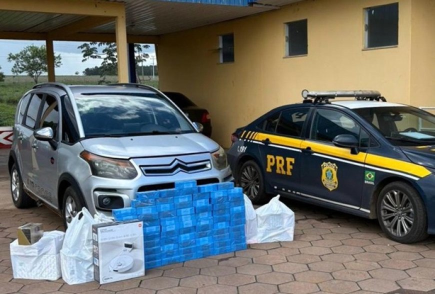 Homem é preso pela PRF com medicamentos para emagrecer escondidos na cueca