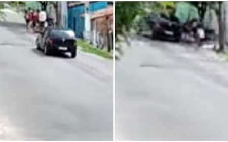 Motorista que atropelou bebê e adolescentes fugiu sem prestar socorro, presta depoimento e é liberado