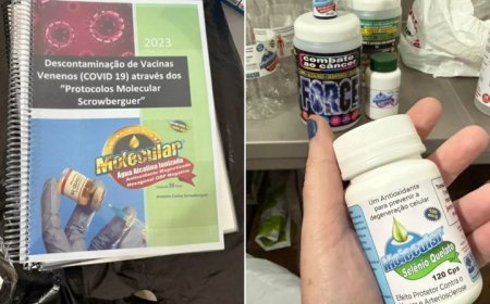 Homem é preso por vender “cura” para o câncer: “Efeitos da vacina”.