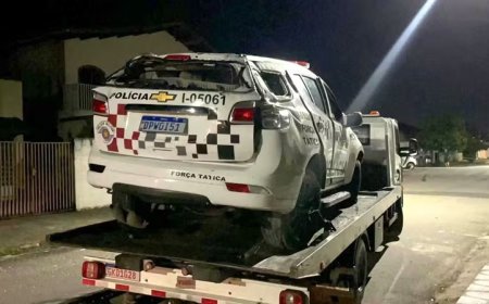 PM morre e outros dois policiais ficam feridos após viatura capotar durante perseguição