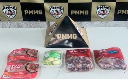 Idosa de 72 anos é presa por furtar carne, jiló e coração de frango