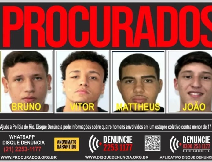 Emboscada em Copacabana: acusados de estupro coletivo são procurados pela polícia