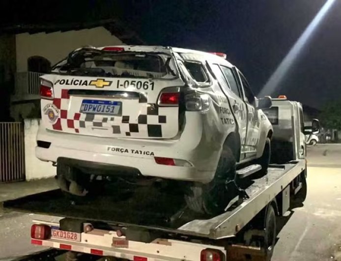 PM morre e outros dois policiais ficam feridos após viatura capotar durante perseguição