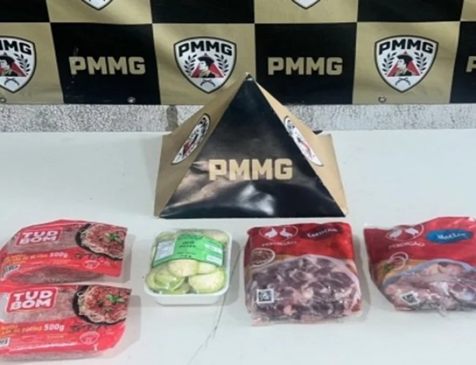 Idosa de 72 anos é presa por furtar carne, jiló e coração de frango