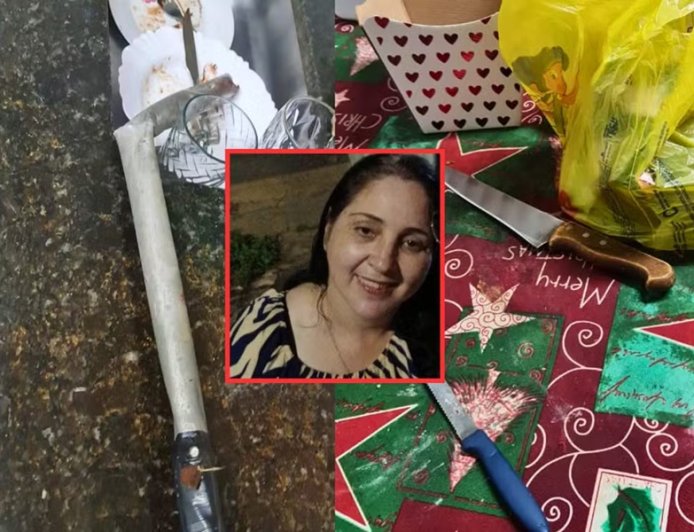 Cozinheira é morta com golpes de cacetete de metal e faca por ex-amante