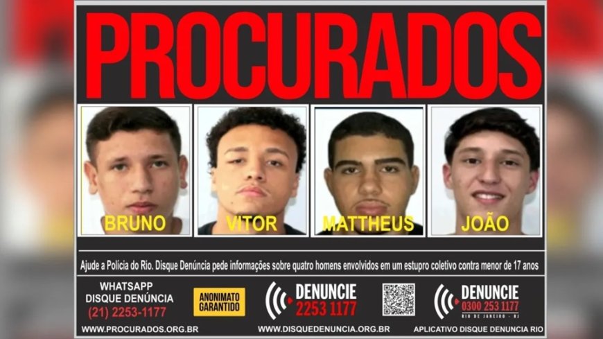 Emboscada em Copacabana: acusados de estupro coletivo são procurados pela polícia