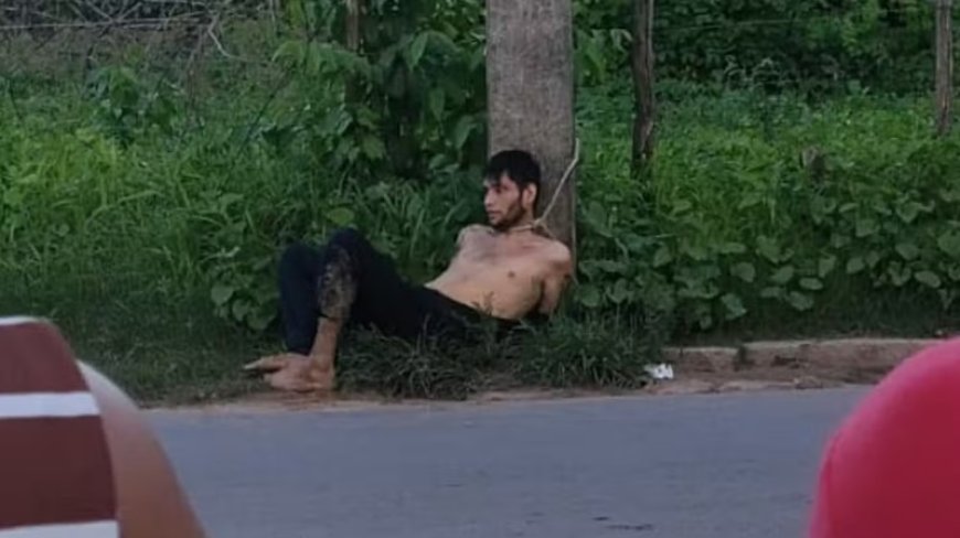 AMARRADO AO POSTE: Caça ao assassino de influencer termina em cena de "tribunal de rua"