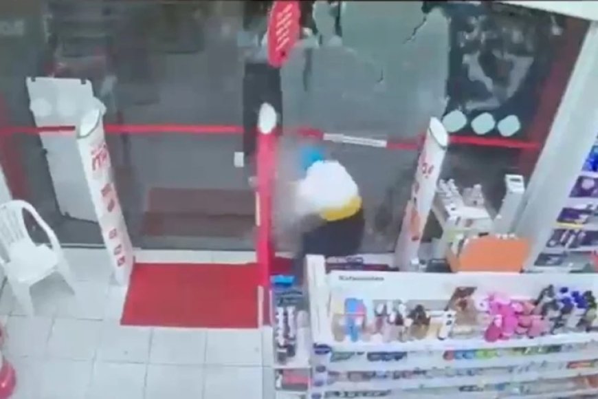 Farmácia vira campo de batalha: PM reage a tiros e mata assaltante