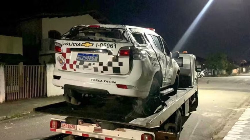 PM morre e outros dois policiais ficam feridos após viatura capotar durante perseguição