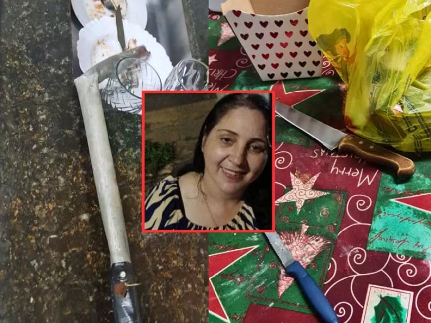 Cozinheira é morta com golpes de cacetete de metal e faca por ex-amante