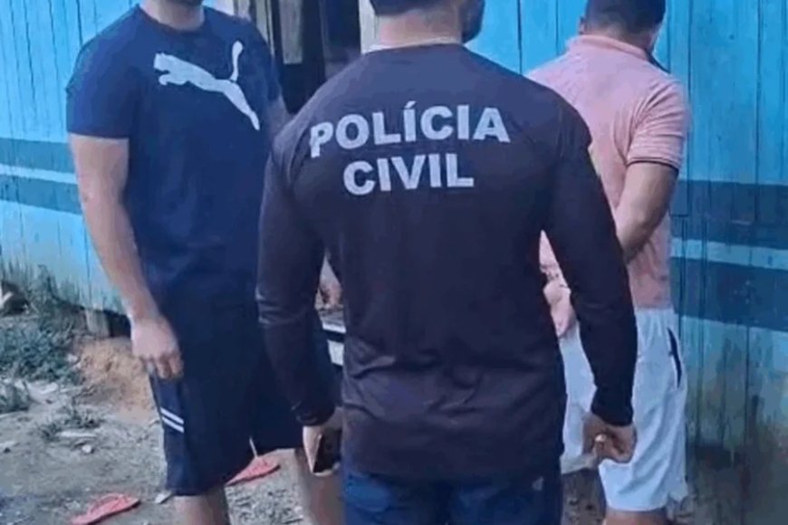 Homem é preso suspeito de estuprar enteada de 14 anos e gravar abusos