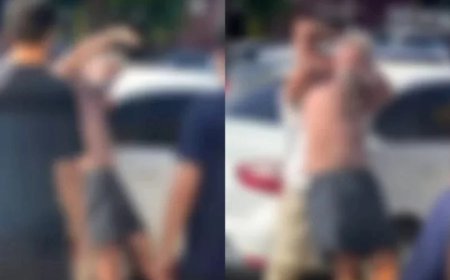 Homem assedia mulheres e acaba cercado e agredido. Veja o vídeo