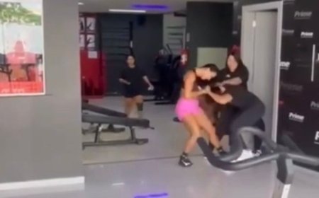 BARRACO! Influenciadora famosa invade academia, agride mulher e expõe traição do marido em desabafo explosivo; veja vídeo