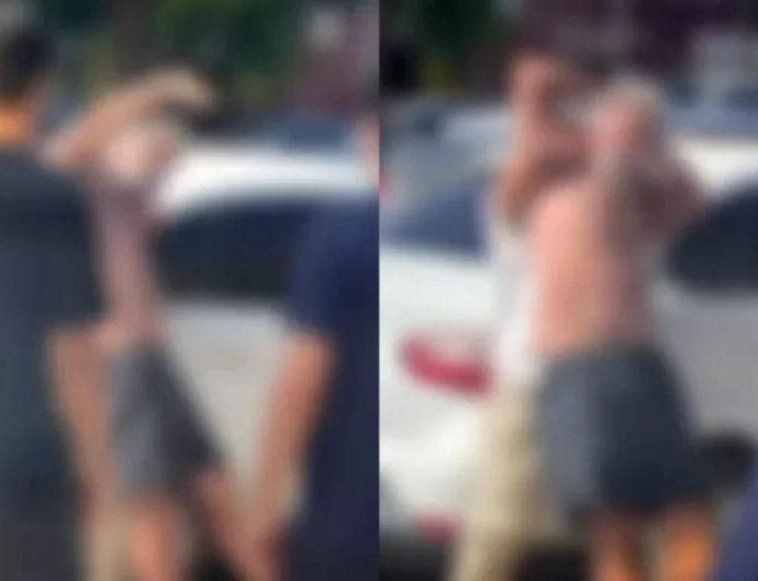 Homem assedia mulheres e acaba cercado e agredido. Veja o vídeo