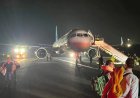 Invasor morre após ser atingido por avião em decolagem; motor da aeronave pegou fogo