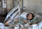 Jovem fica sem andar após ser atingida por galho durante ventania