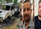 Veja como ficou carro de servidores queimado, com corpos carbonizados
