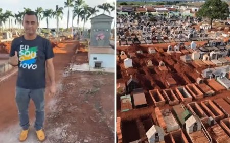 Influenciador é preso após ir a cemitério questionar retirada de restos mortais em Goiás