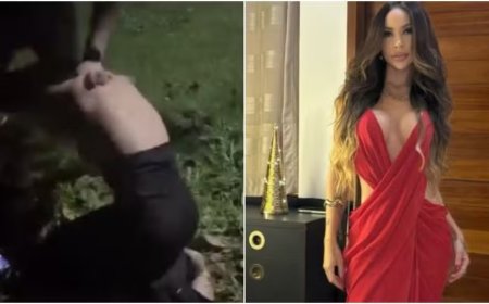 Influenciadora diz que desmaiou após ser espancada pelo namorado em condomínio de luxo