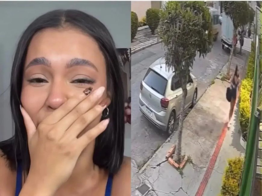 Influenciadora é perseguida por homem se tocando