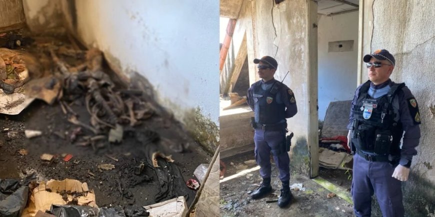 Ossada humana é encontrada em prédio abandonado