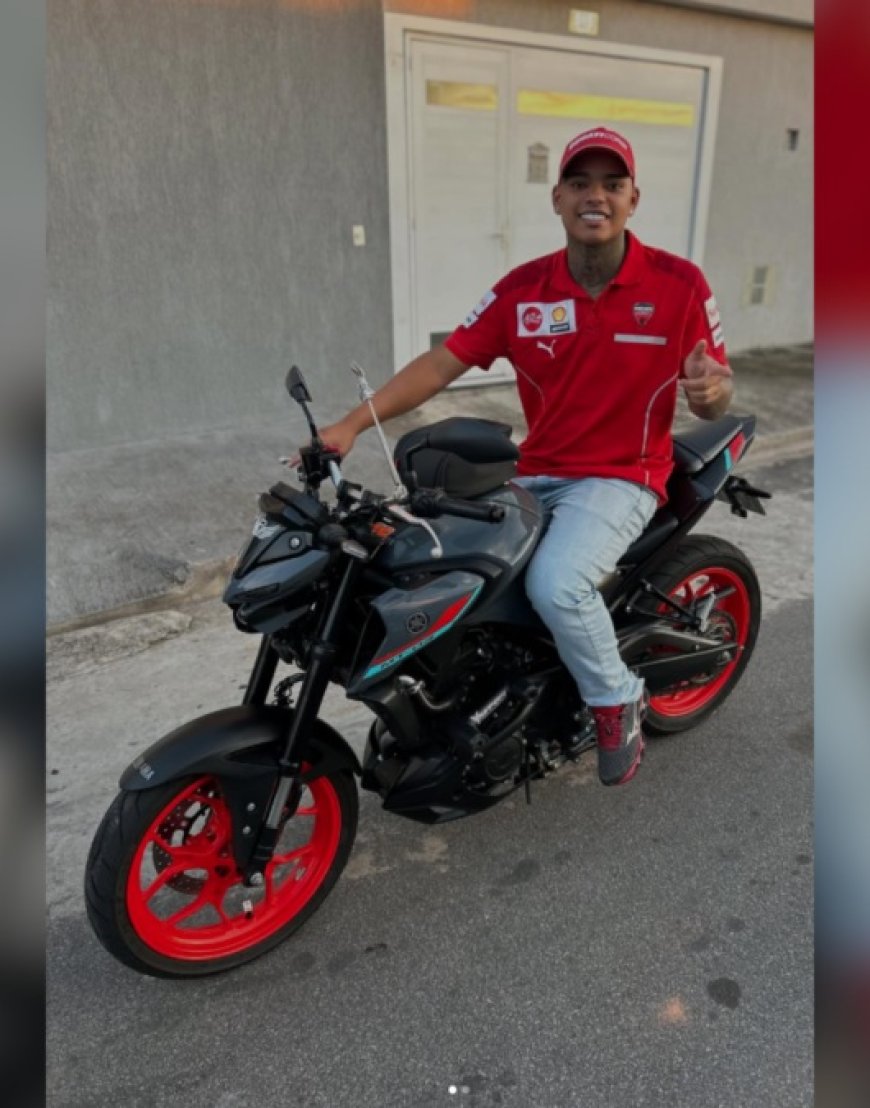 Influenciador morre em acidente de moto