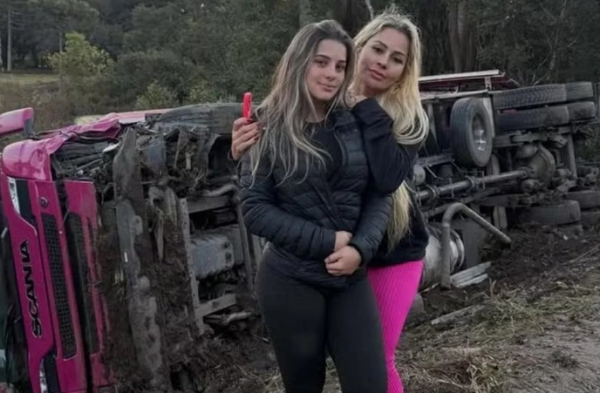 Quem é Gabriely Franciscon, influenciadora que tombou caminhão em SC