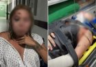 Passageira diz ter sido atropelada por motorista de app após discussão