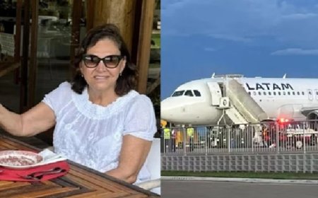 Idosa de 72 anos morre após queda brutal em escada de desembarque de avião