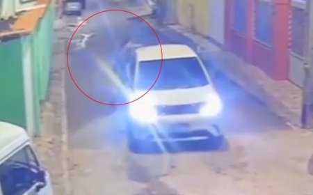 Homem persegue e atropela ex-companheira com carro; imagens registram o crime
